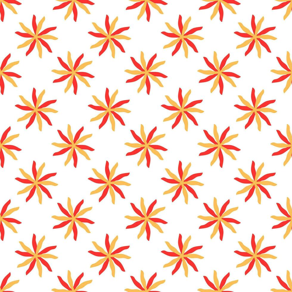 diseño de patrón de superficie floral para envolver papel, embalaje, telas, textiles vector