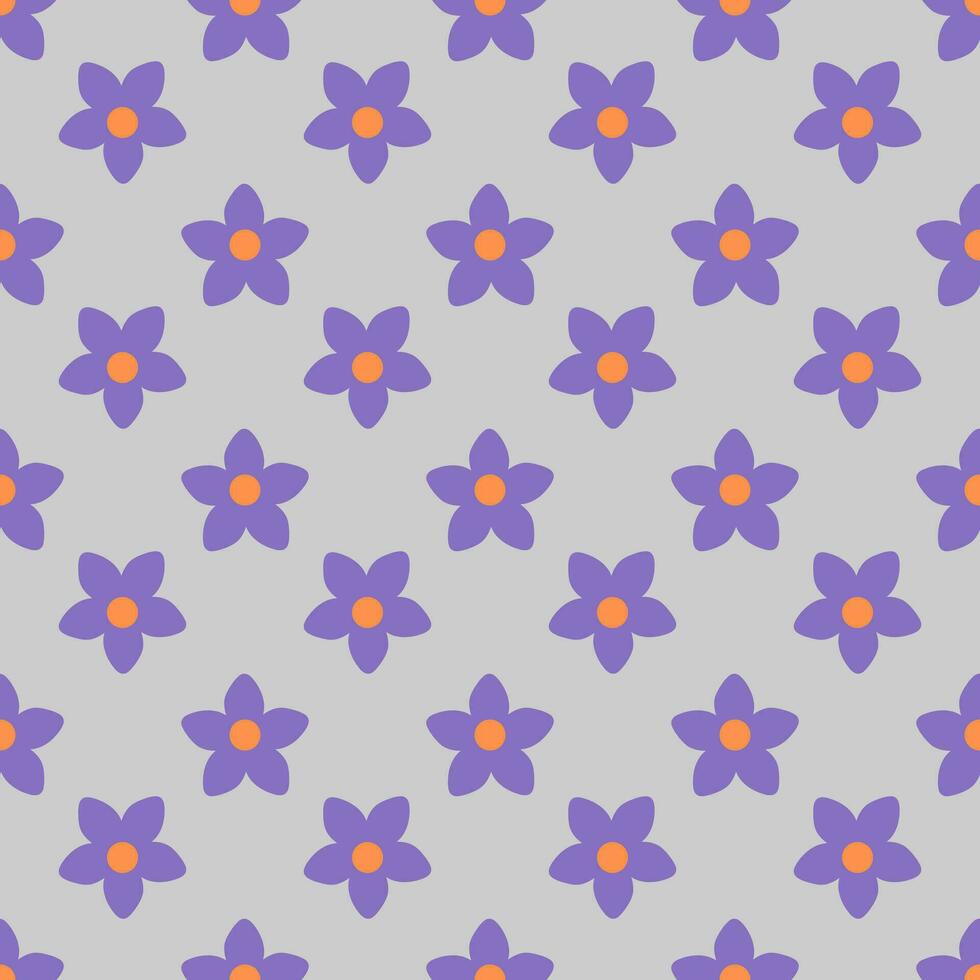 Floral surface pattern design for wrapping paper, packaging, fabrics, textiles vector