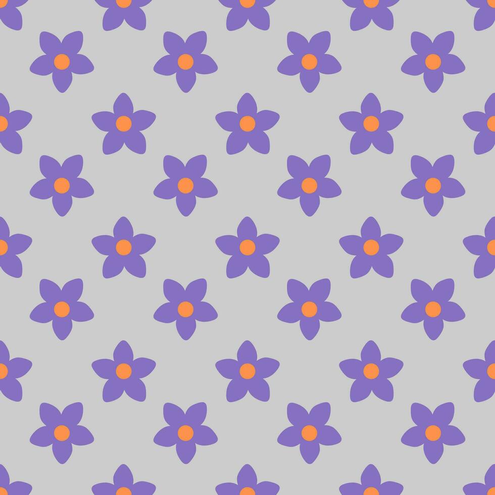 Floral surface pattern design for wrapping paper, packaging, fabrics, textiles vector