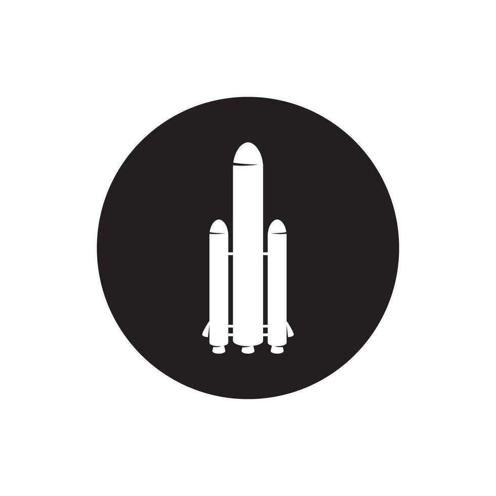 Space rocket icon. Rocket icon vector