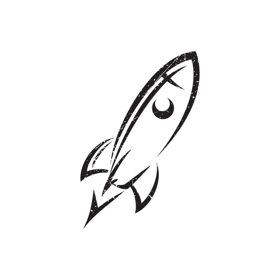 Space rocket icon. Rocket icon vector