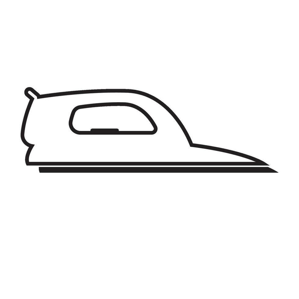 iron icon logo vector design template