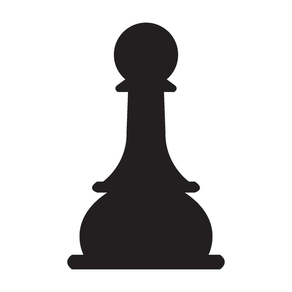 chess icon logo vector design template