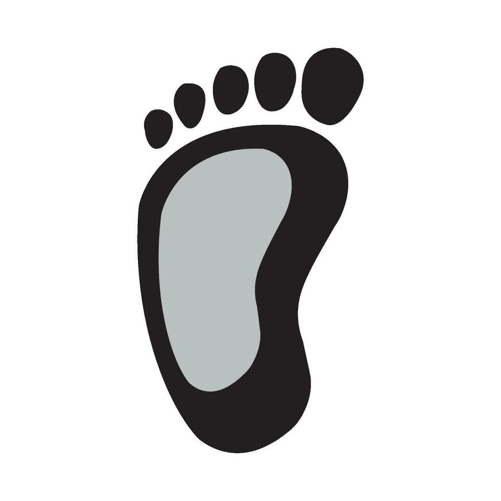 footprints icon logo vector design template