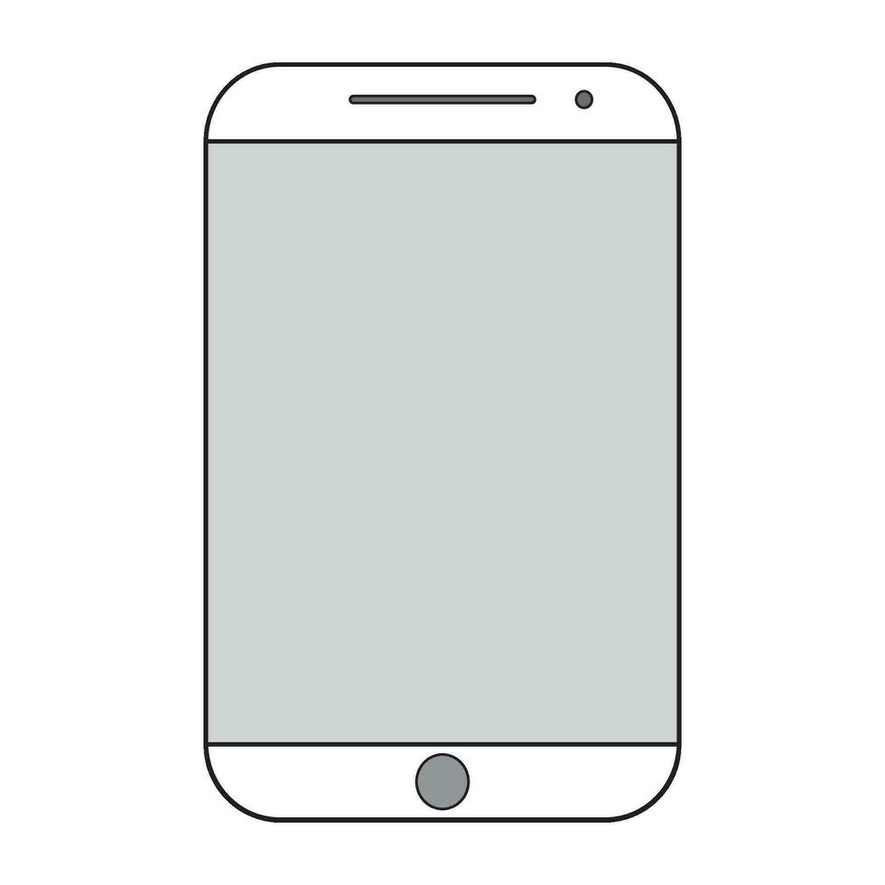 cell phone icon logo vector design template