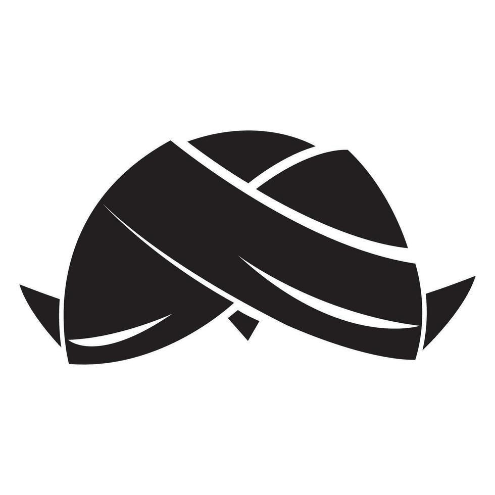blangkon icon logo vector design template