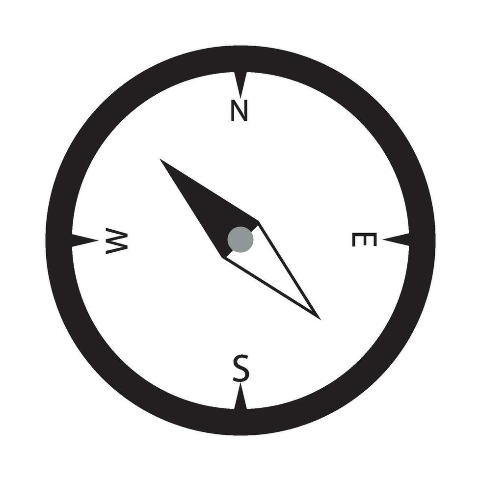 compass icon logo vector design template