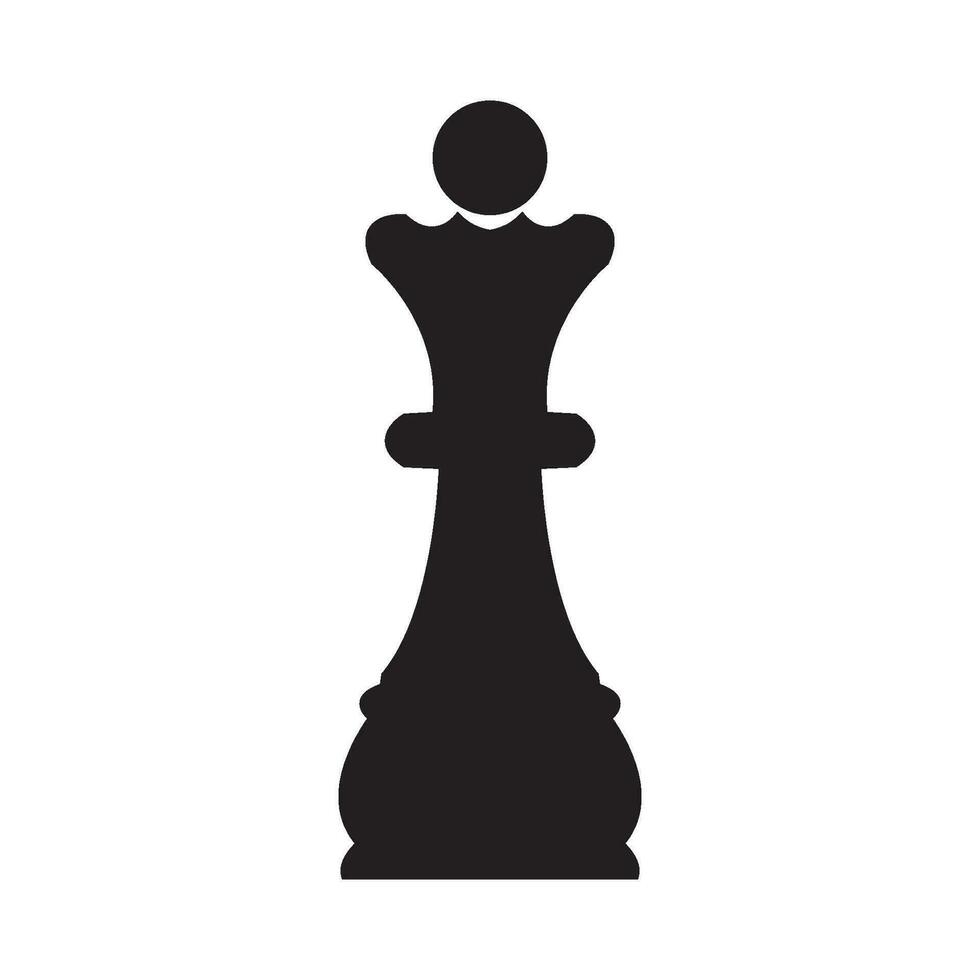 chess icon logo vector design template