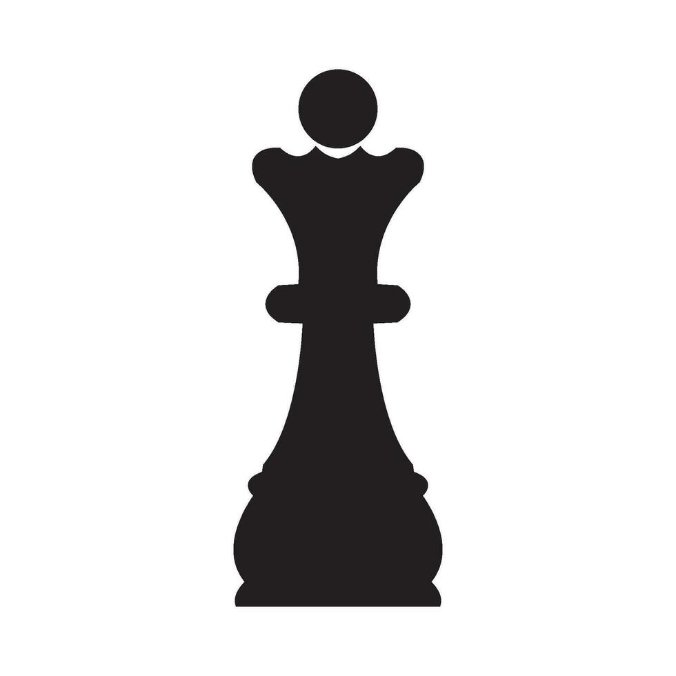 chess icon logo vector design template