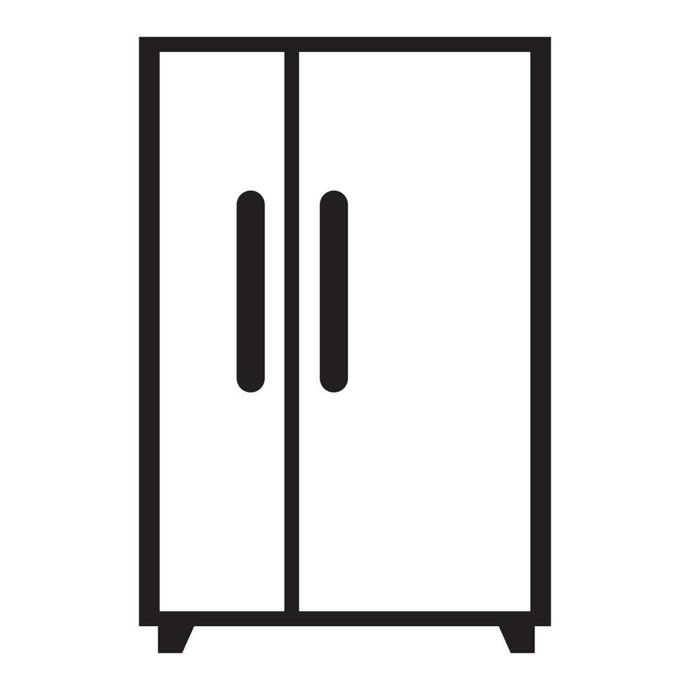 refrigerator icon logo vector design template