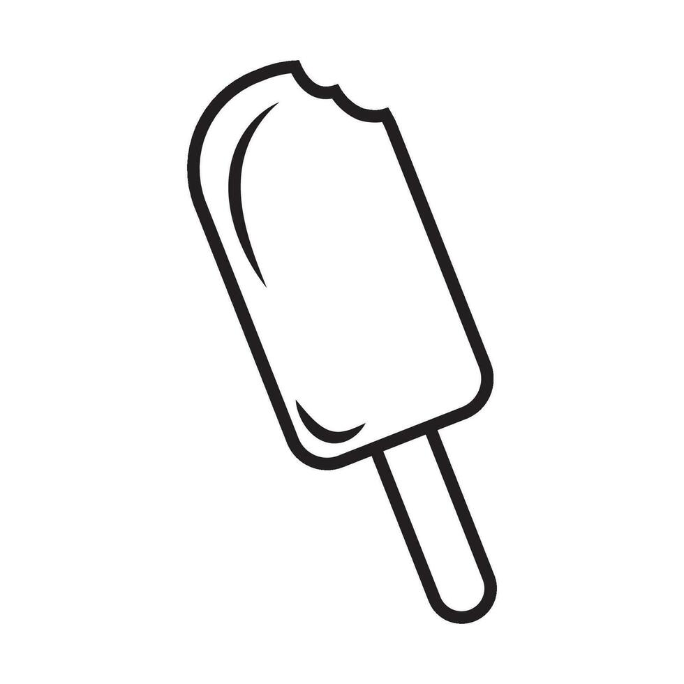 ice cream icon logo vector design template