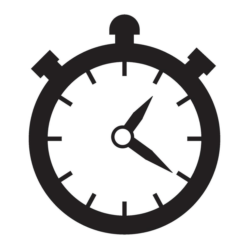 stopwatch icon logo vector design template