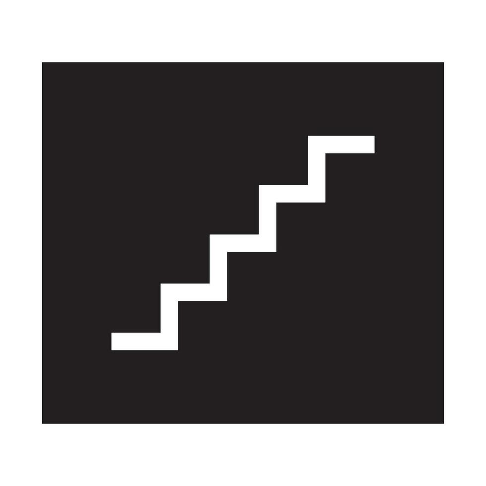 stairs icon logo vector design template