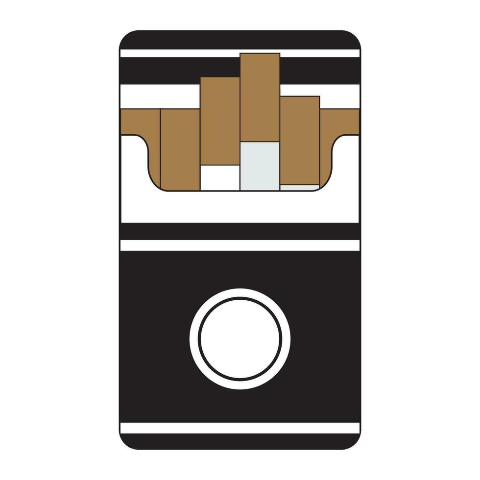 cigarrillo icono logo vector diseño modelo