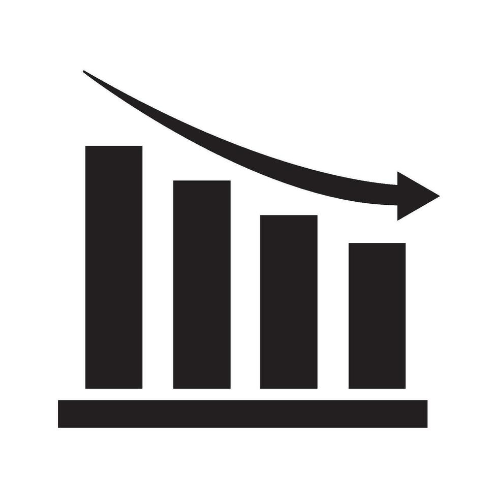 drop chart icon logo vector design template