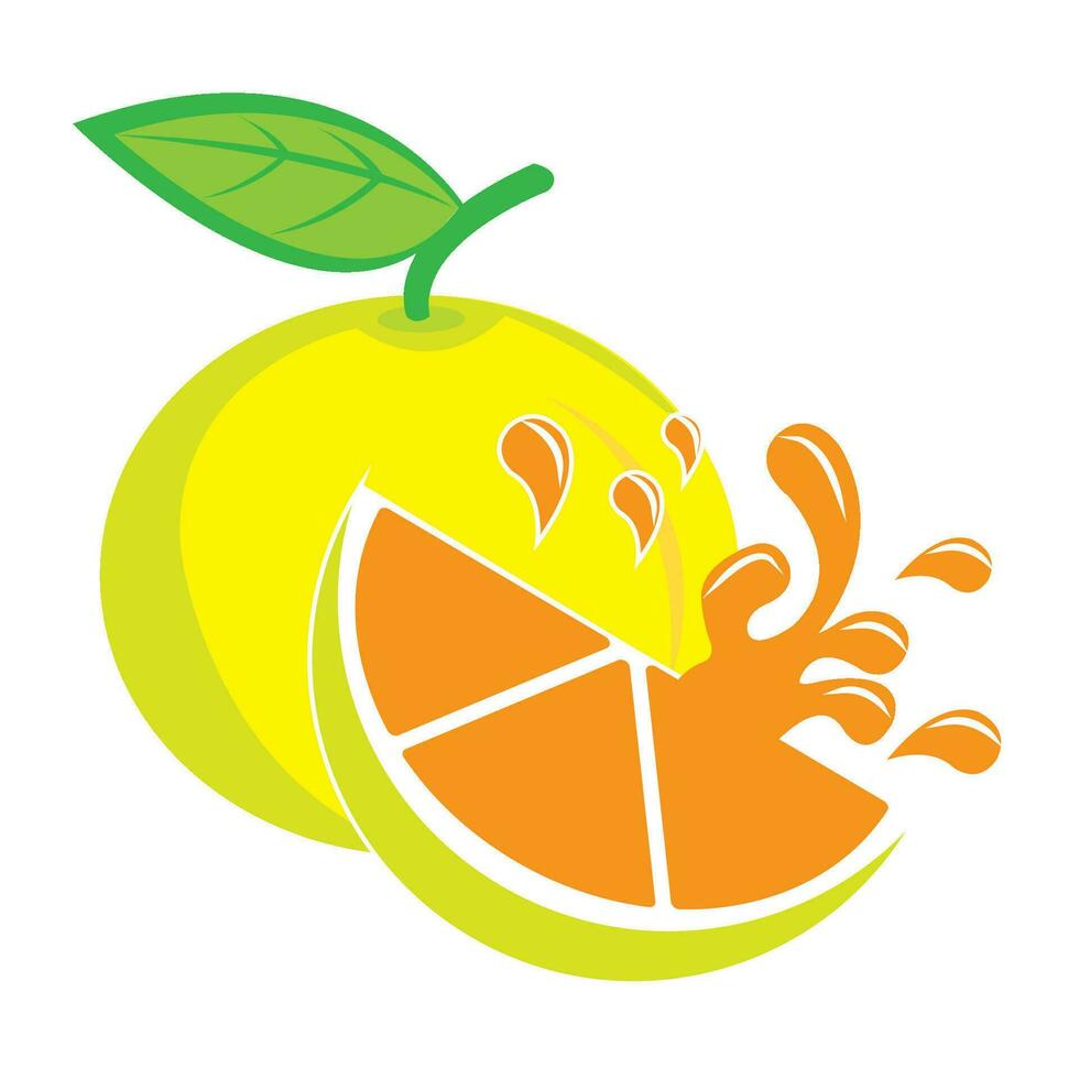 plantilla de diseño de vector de logotipo de icono naranja