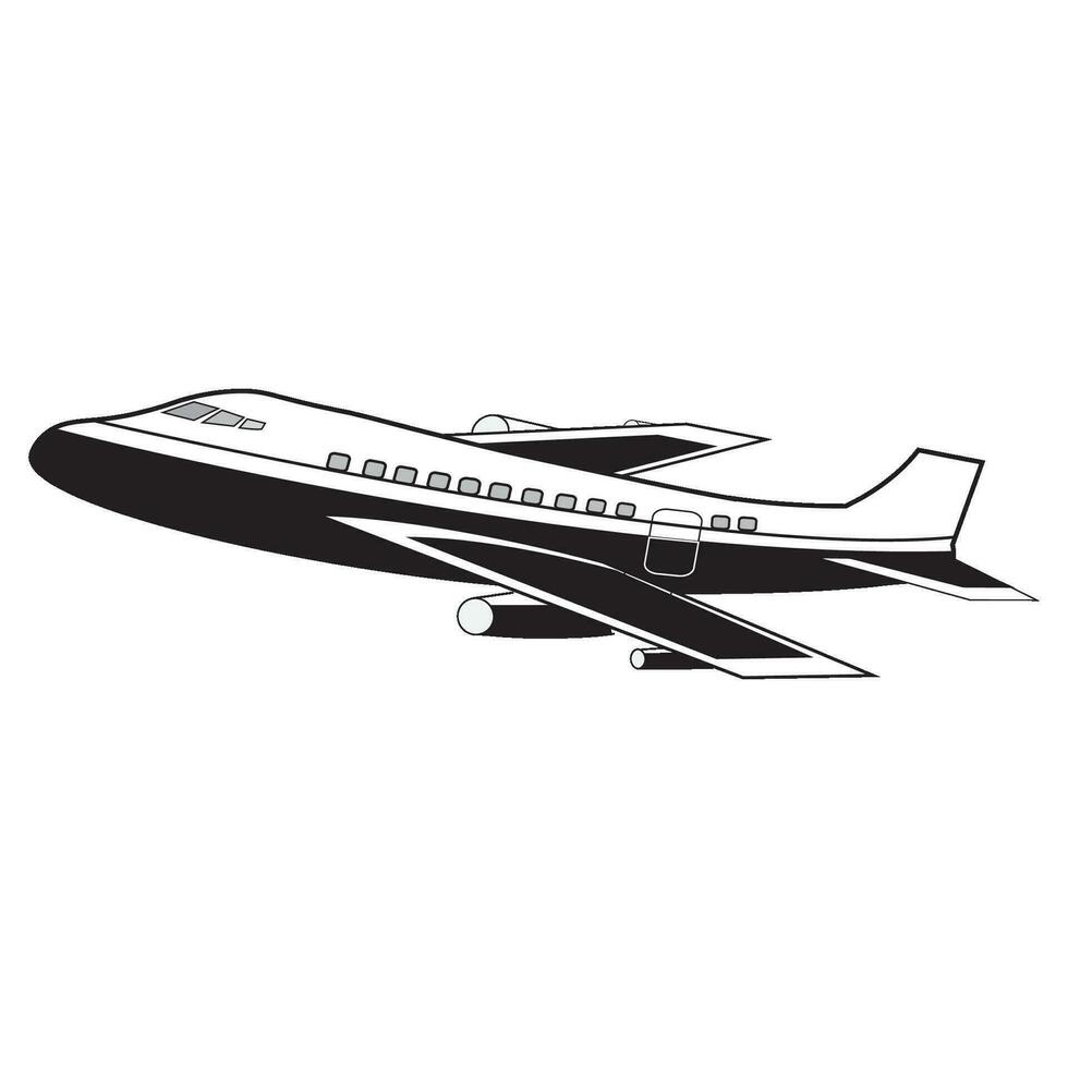 airplane icon logo vector design template