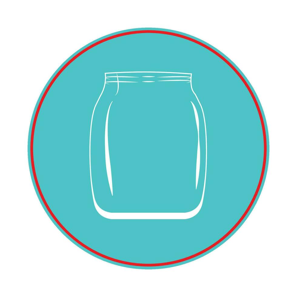 jar icon logo vector design template
