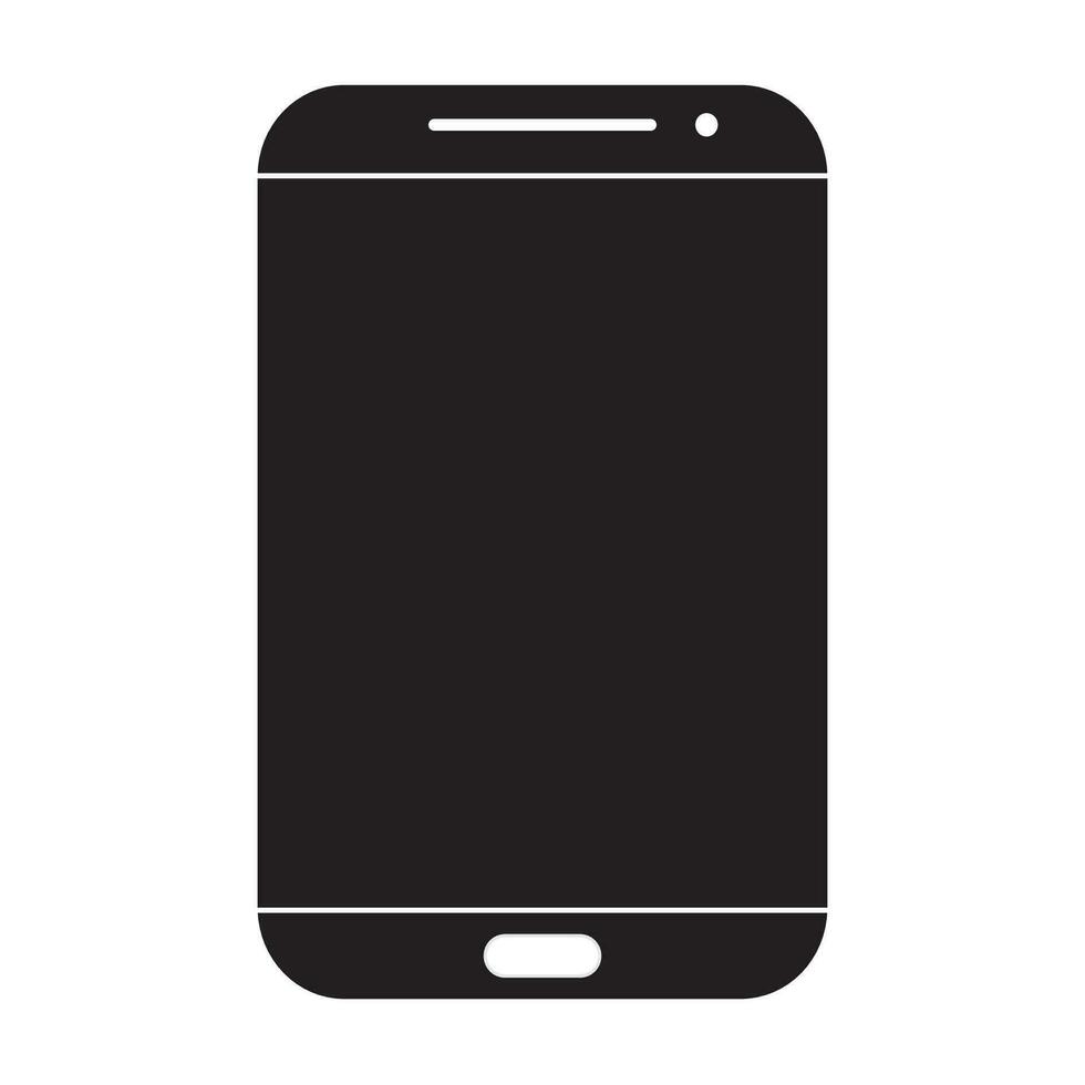 cell phone icon logo vector design template