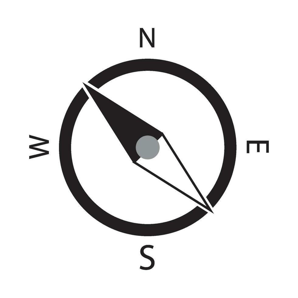compass icon logo vector design template