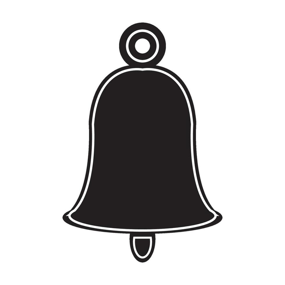 bell icon logo vector design template