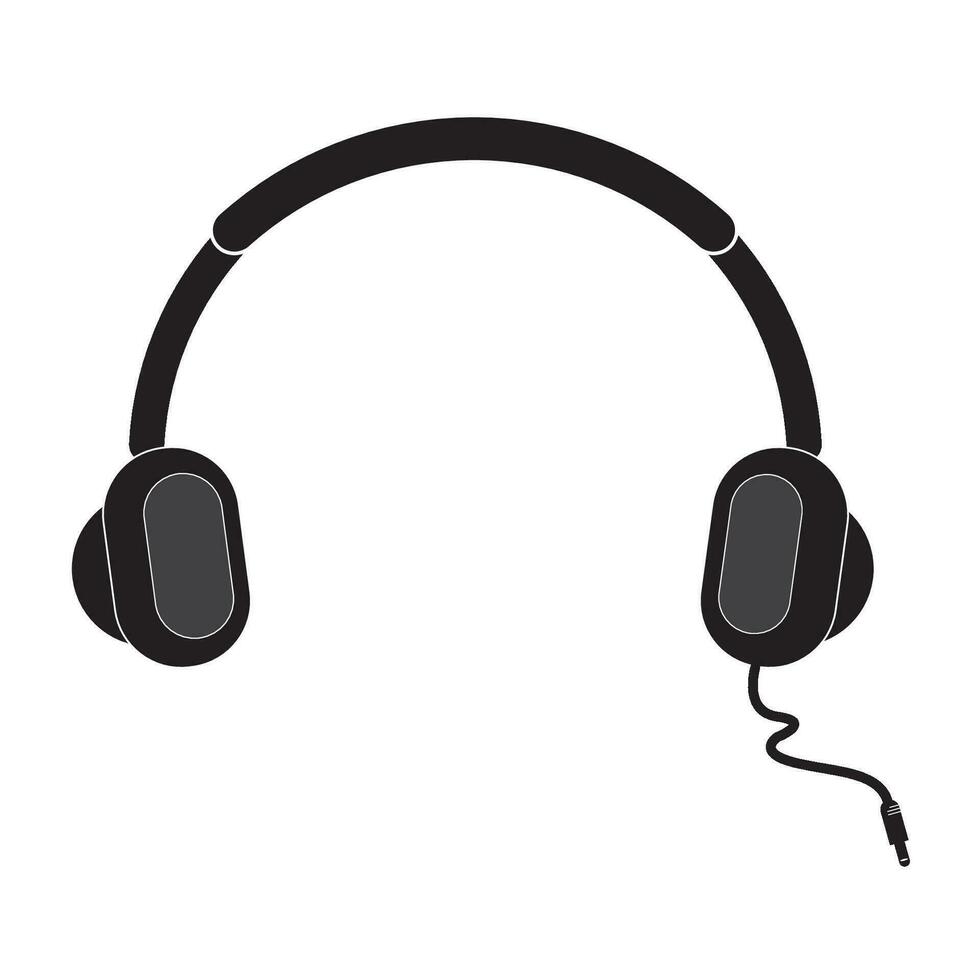 earphones icon logo vector design template