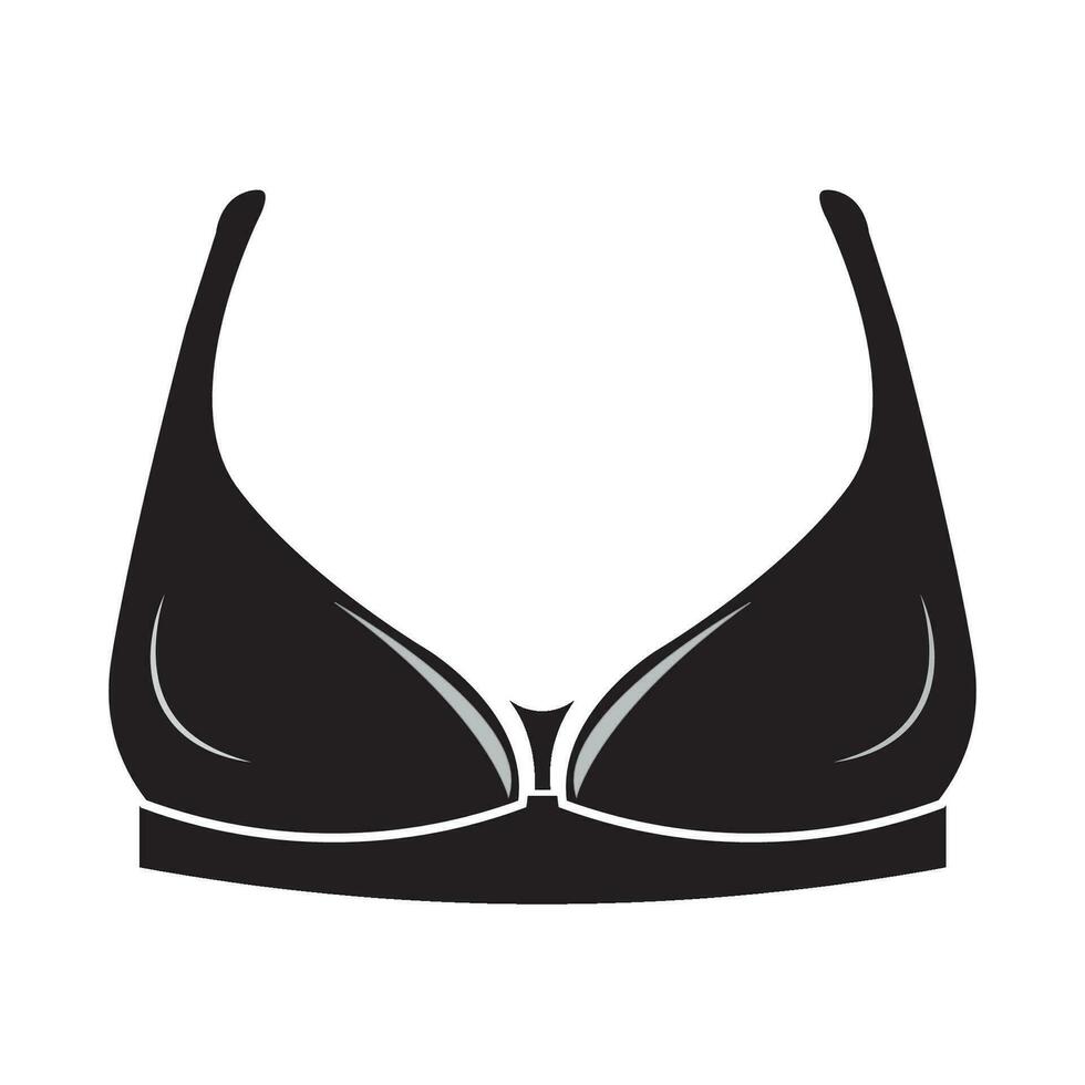 De las mujeres ropa interior icono logo vector diseño modelo