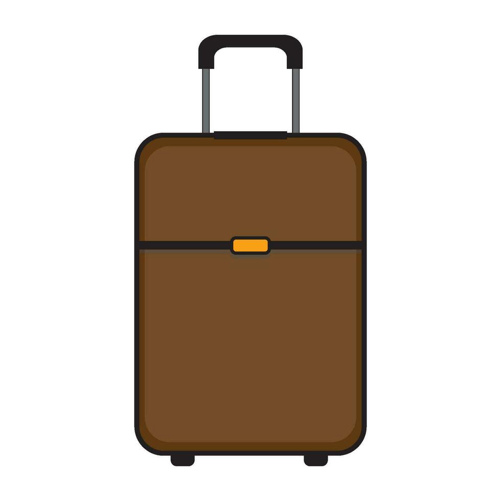 maleta icono logo vector diseño modelo