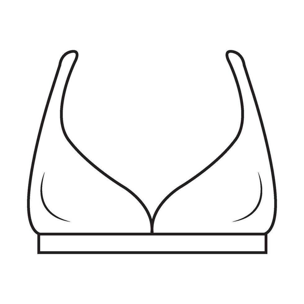 women's underwear icon logo vector design template