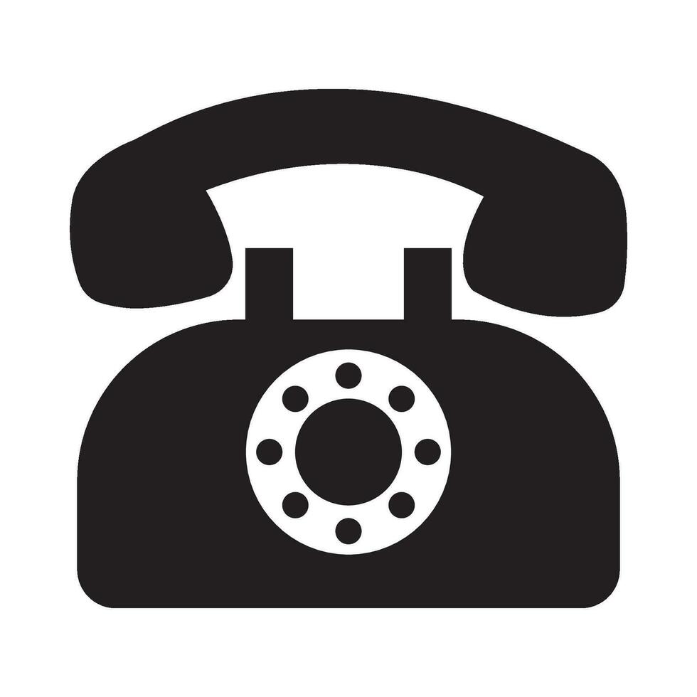 phone icon logo vector design template