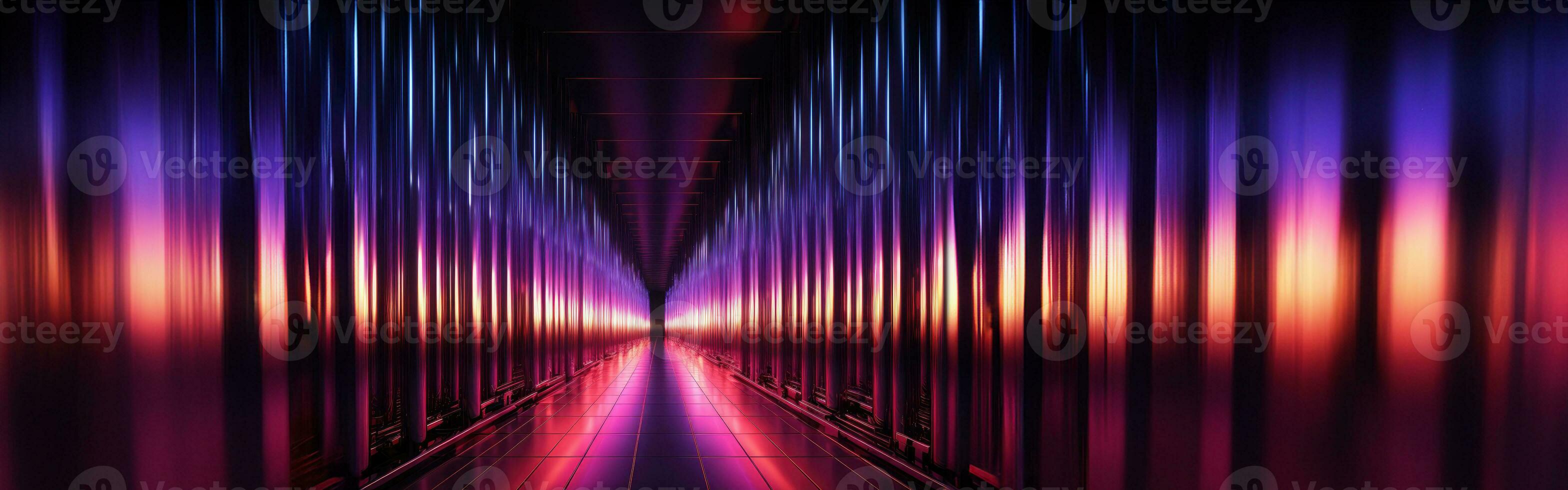 AI Generated Design element. 3D illustration. rendering. futuristic interior.AI Generative. photo