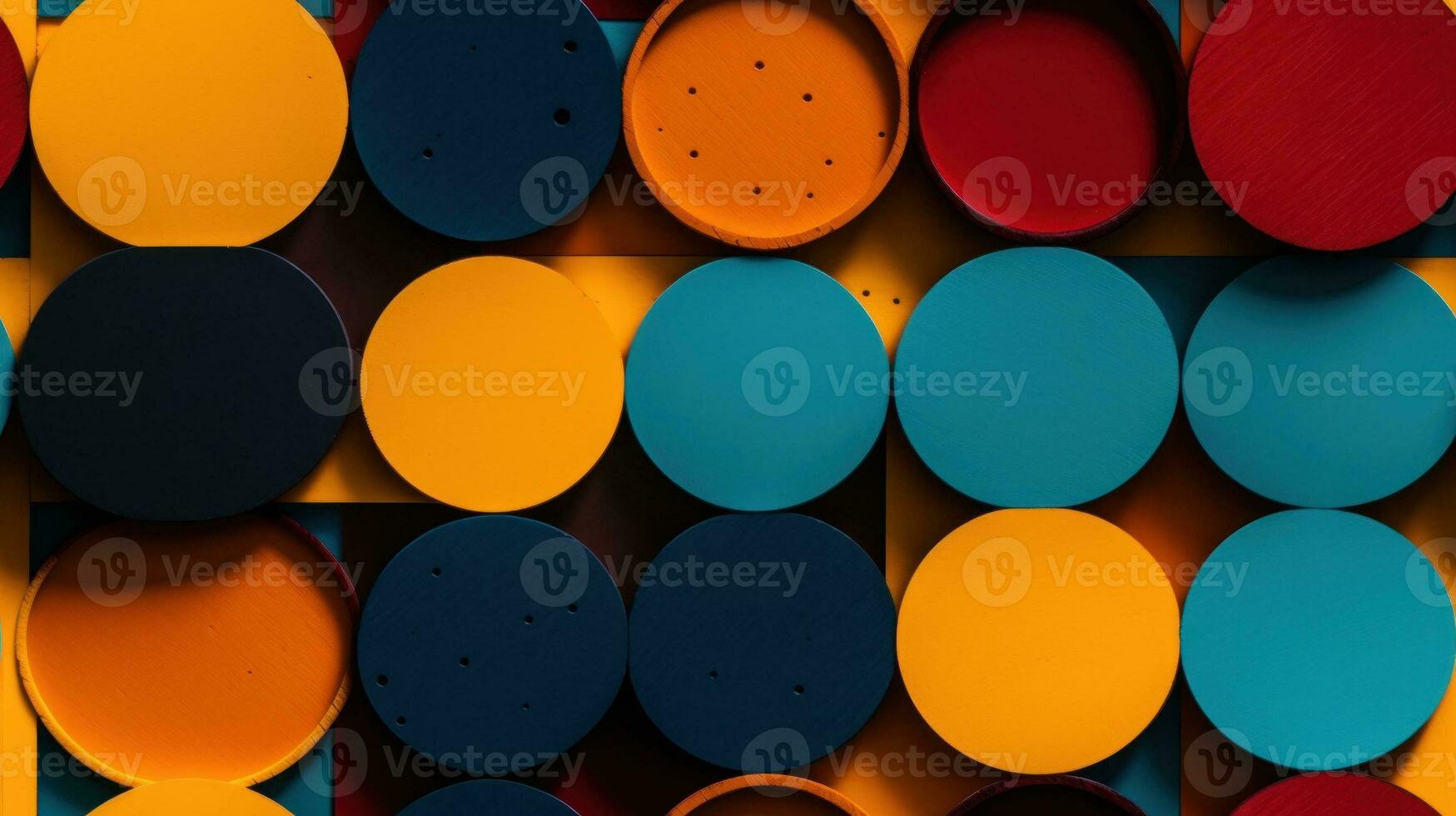 AI Generated Abstract Modern Geometry Exterior Architecture. Abstract business interior in minimalism. AI Generative. photo