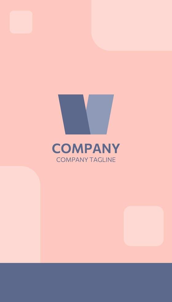 Peach Fuzz Theme Vertical Business Card Template