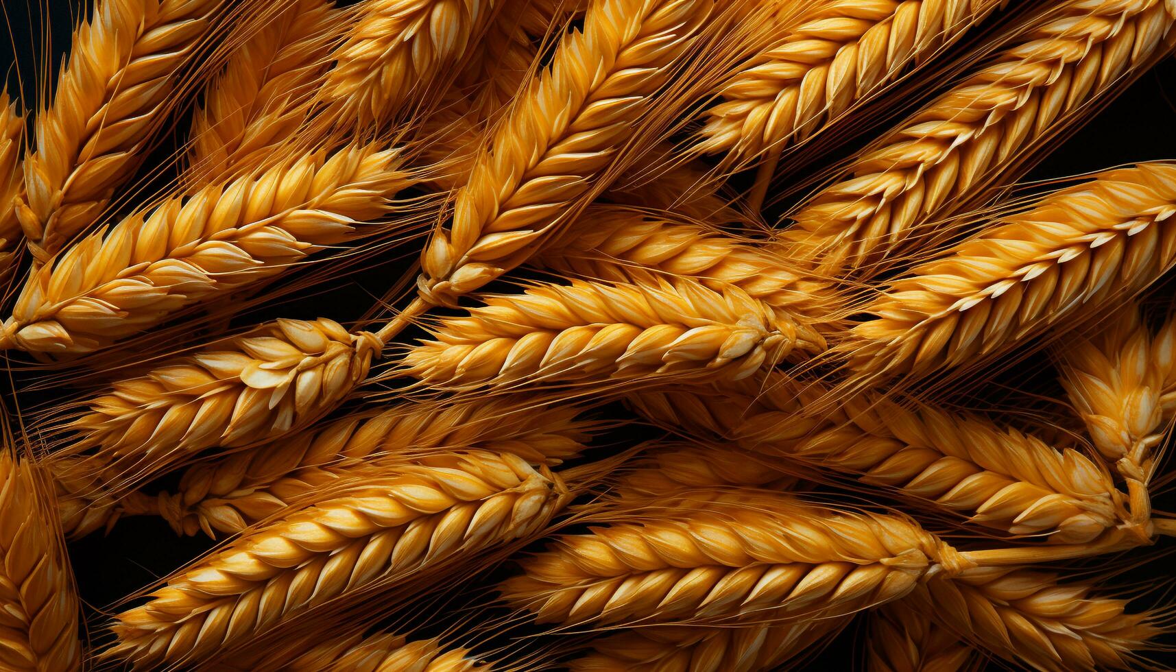 AI generated Healthy eating whole wheat bread, organic grain, fresh harvest generated by AI photo