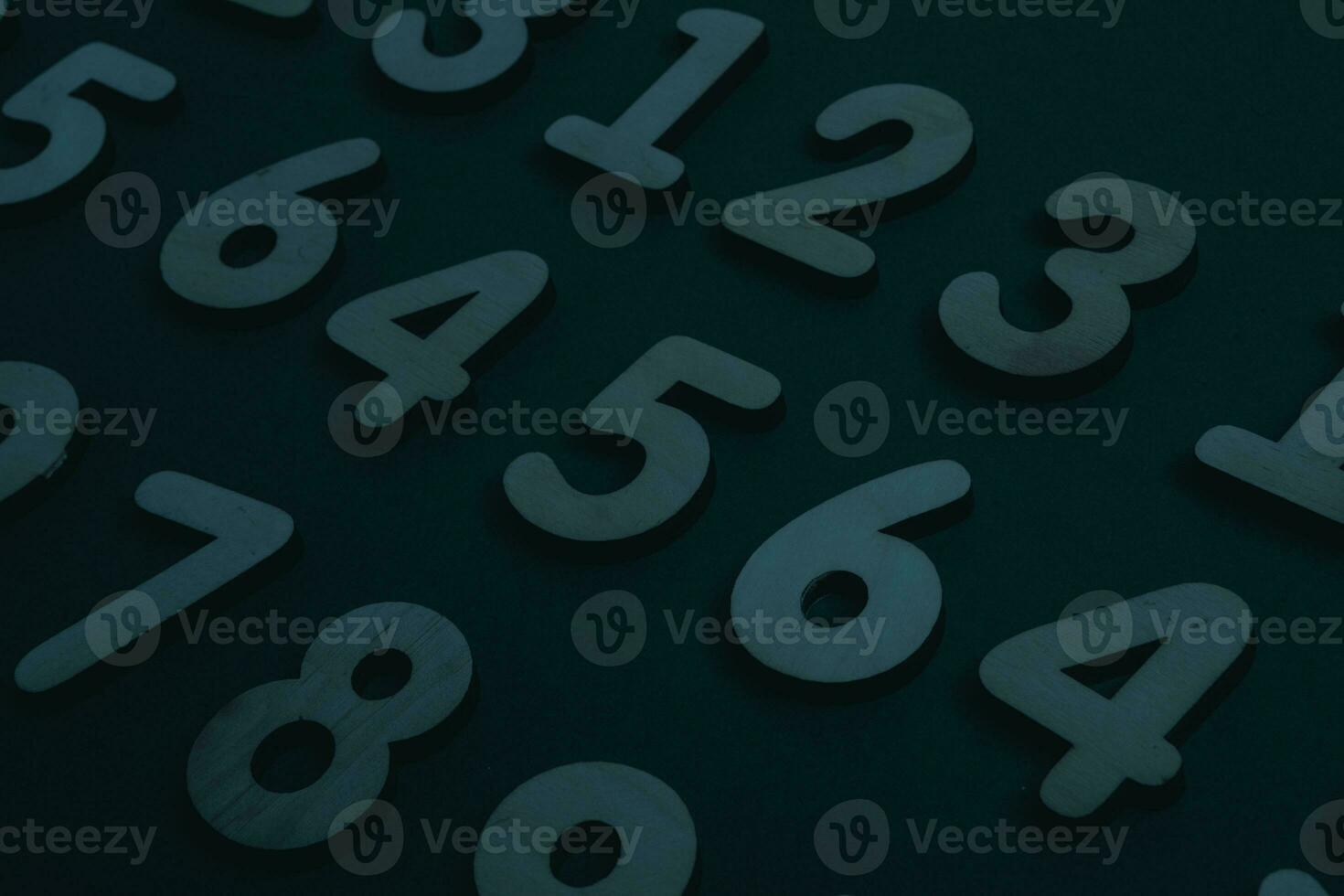 Background or texture of numbers. Finance data concept. Mathematic. Banking or currency. Business and economic growth. photo