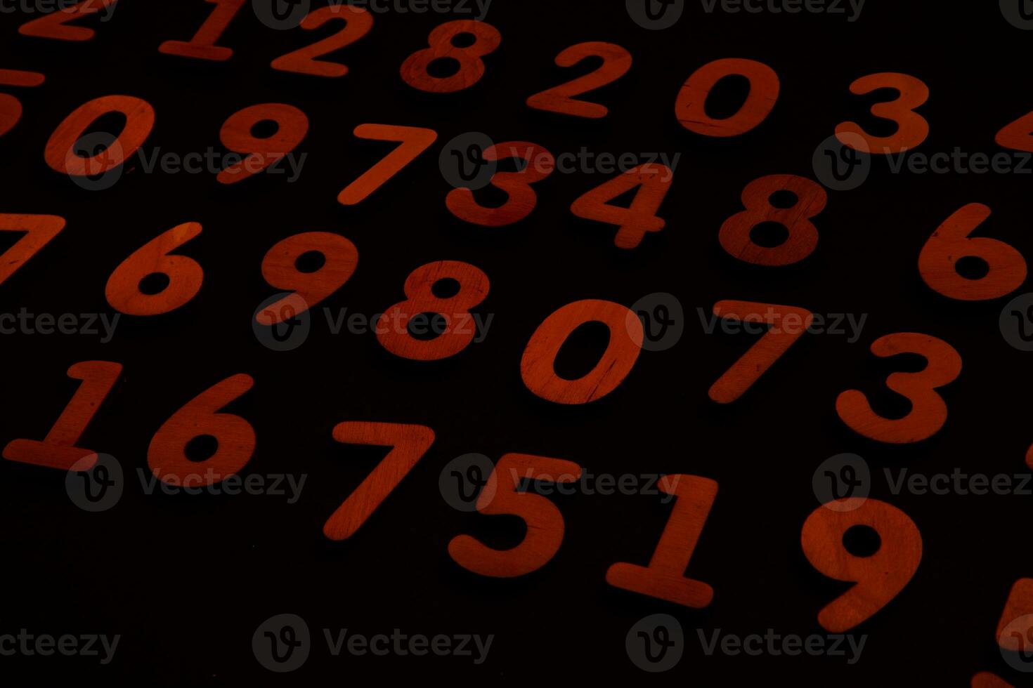 Background of numbers. from zero to nine. Numbers texture. Finance data concept. Matematic. Seamless pattern with numbers. financial crisis concept. Business success. photo