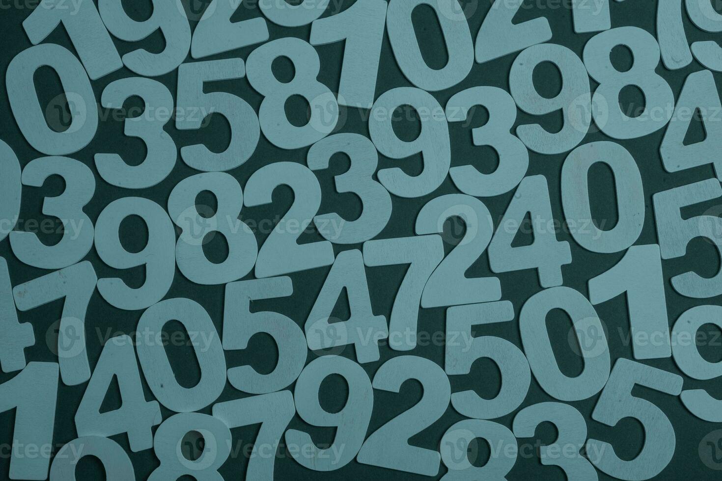 Background of numbers. from zero to nine. Numbers texture. Finance data concept. Matematic. Seamless pattern with numbers. financial crisis concept. Business success. photo
