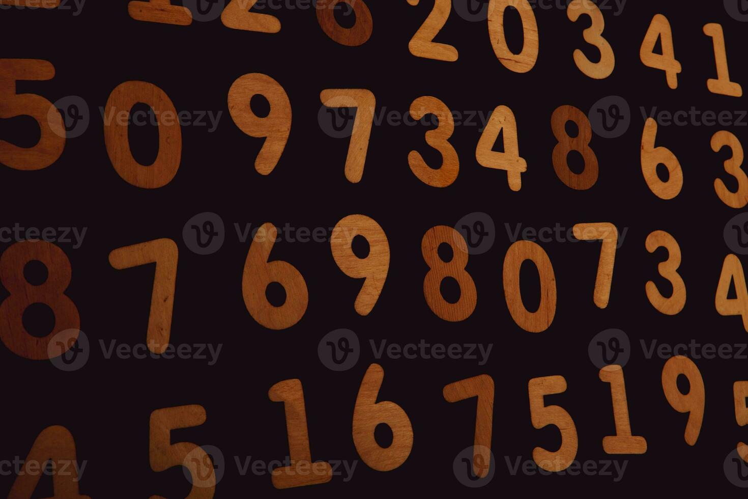 Background of numbers. from zero to nine. Numbers texture. Finance data concept. Matematic. Seamless pattern with numbers. financial crisis concept. Business success. photo