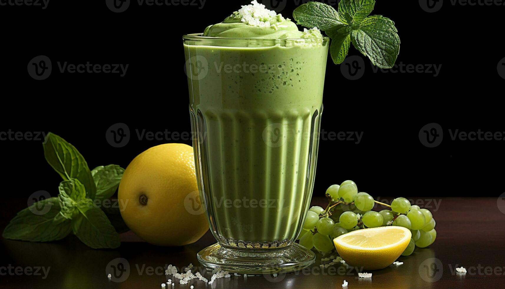 AI generated A refreshing cocktail, a burst of fruity freshness generated by AI photo