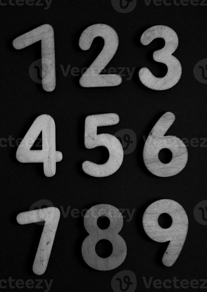 Background of numbers. from zero to nine. Numbers texture. Finance data concept. Matematic. Seamless pattern with numbers. financial crisis concept. Business success. photo