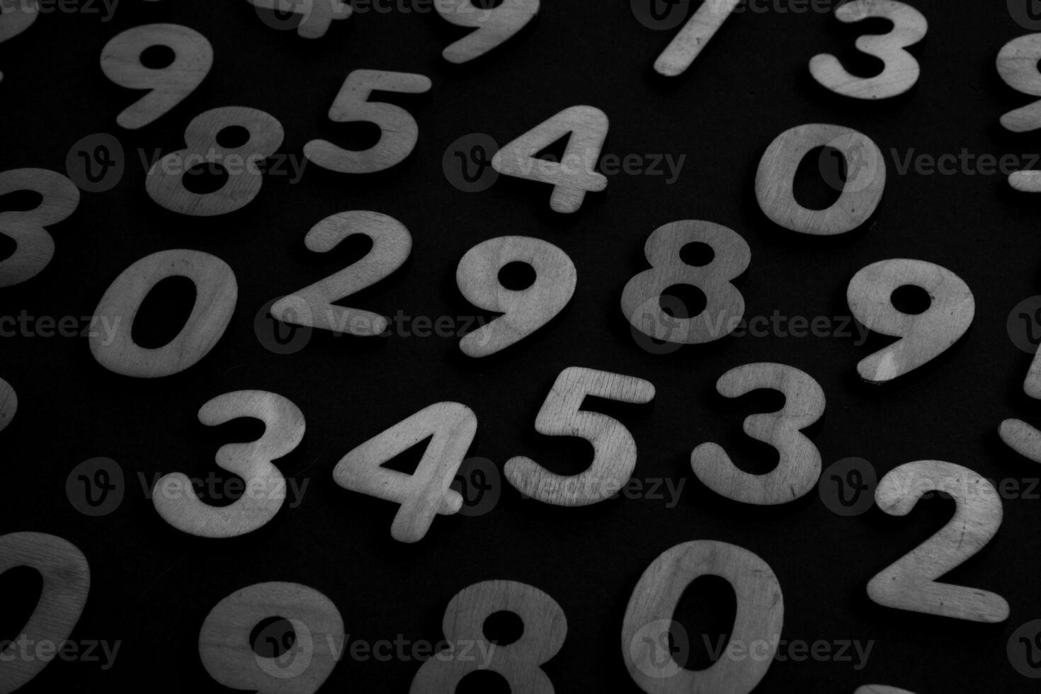 Background of numbers. from zero to nine. Numbers texture. Finance data concept. Matematic. Seamless pattern with numbers. financial crisis concept. Business success. photo