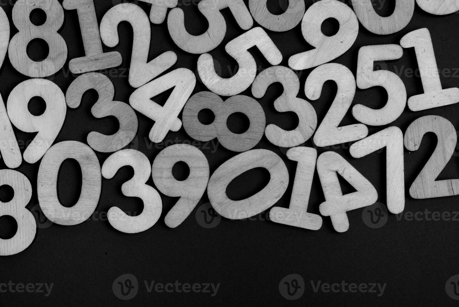 Background of numbers. from zero to nine. Numbers texture. Finance data concept. Matematic. Seamless pattern with numbers. financial crisis concept. Business success. photo