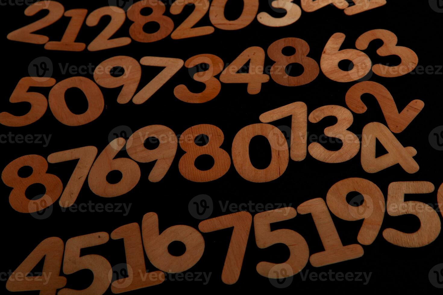 Background of numbers. from zero to nine. Numbers texture. Finance data concept. Matematic. Seamless pattern with numbers. financial crisis concept. Business success. photo