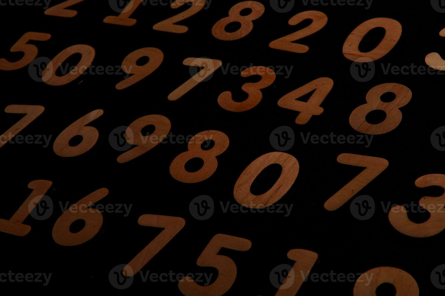 Background of numbers. from zero to nine. Numbers texture. Finance data concept. Matematic. Seamless pattern with numbers. financial crisis concept. Business success. photo