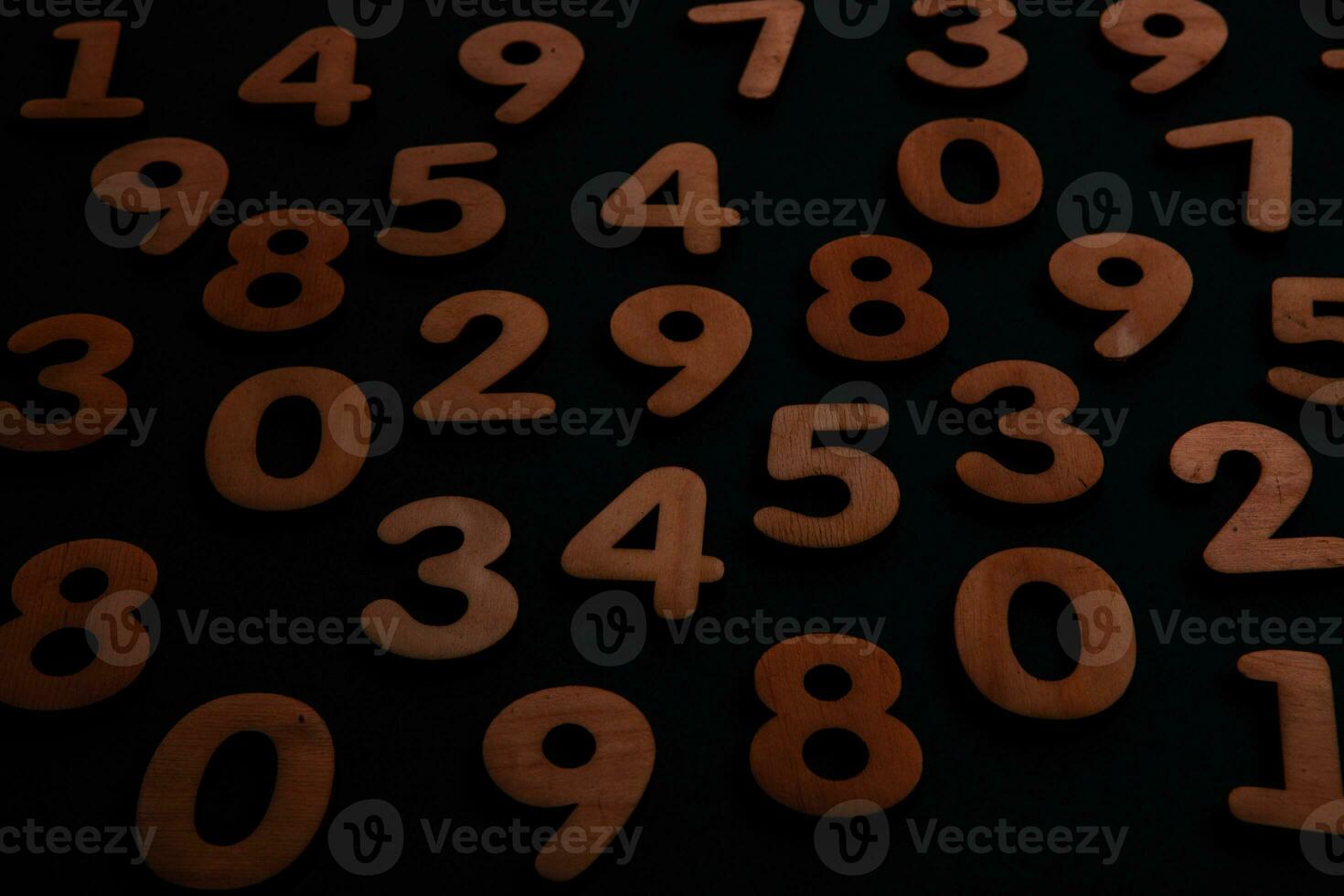 Background of numbers. from zero to nine. Numbers texture. Finance data concept. Matematic. Seamless pattern with numbers. financial crisis concept. Business success. photo