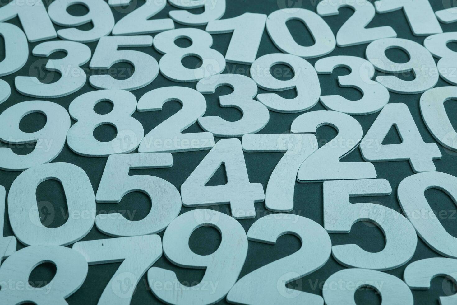 Background or texture of numbers. Finance data concept. Mathematic. Banking or currency. Business and economic growth. photo