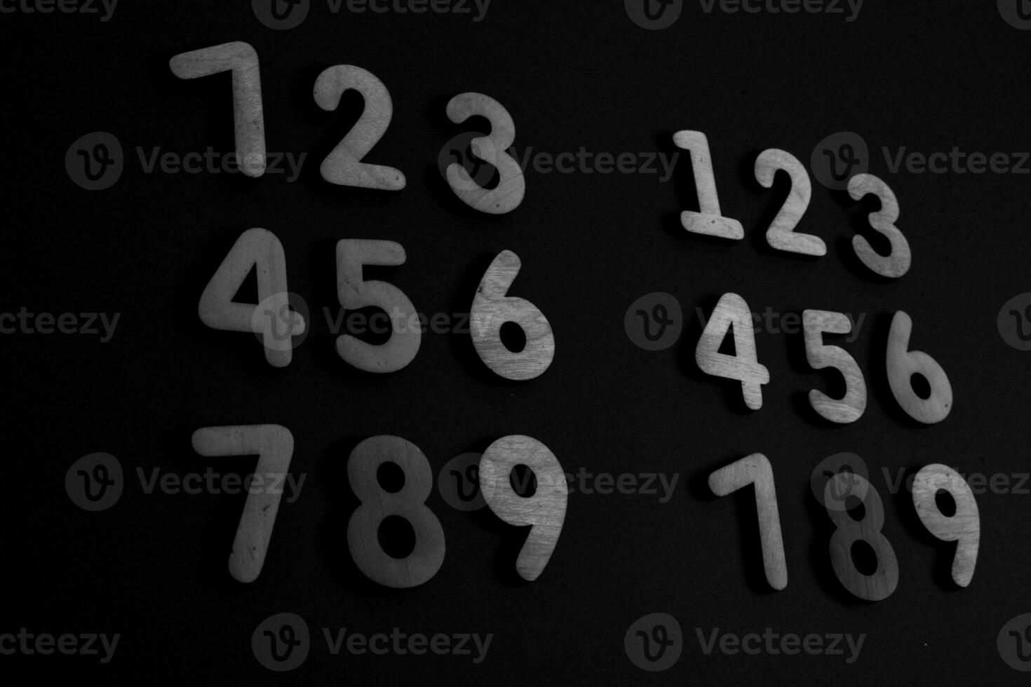 Background of numbers. from zero to nine. Numbers texture. Finance data concept. Matematic. Seamless pattern with numbers. financial crisis concept. Business success. photo