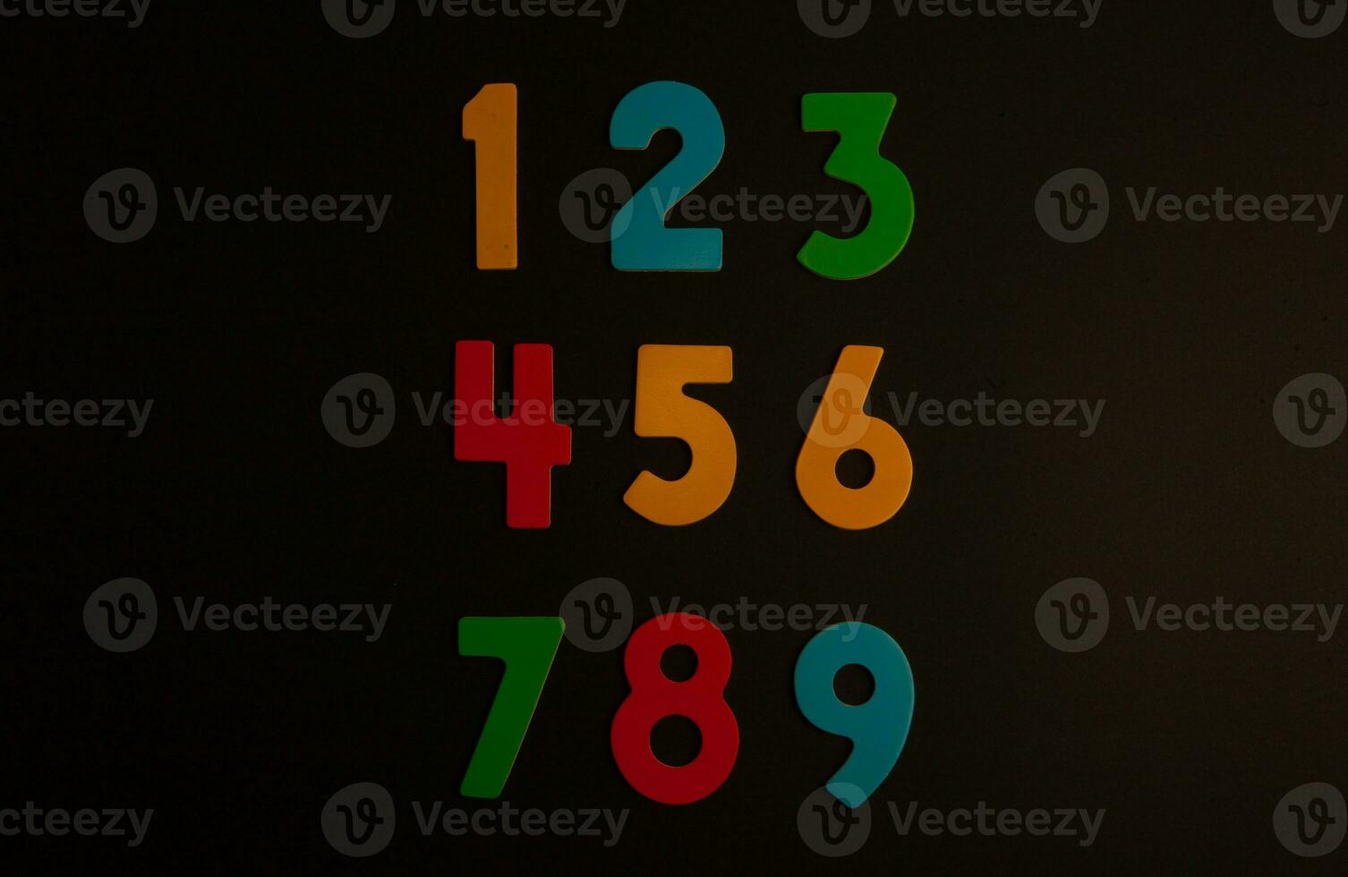 Background of numbers. from zero to nine. Numbers texture. Finance data concept. Matematic. Seamless pattern with numbers. financial crisis concept. Business success. photo