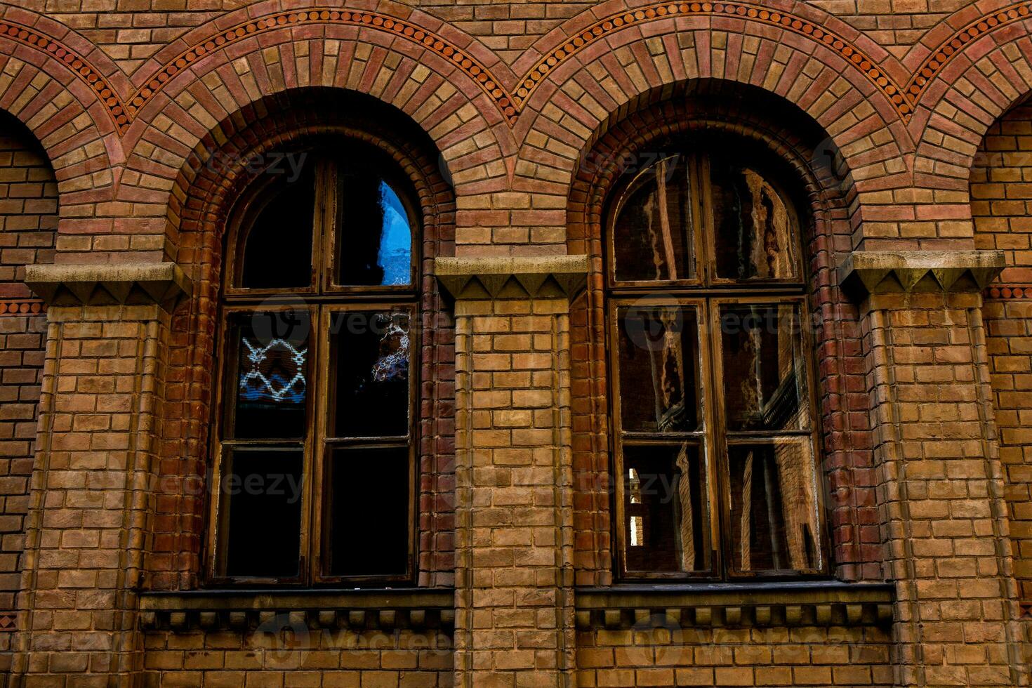 Architecture and streets of the old town. The historic architecture of Chernivtsi, Ukraine. Old city after the rain. photo