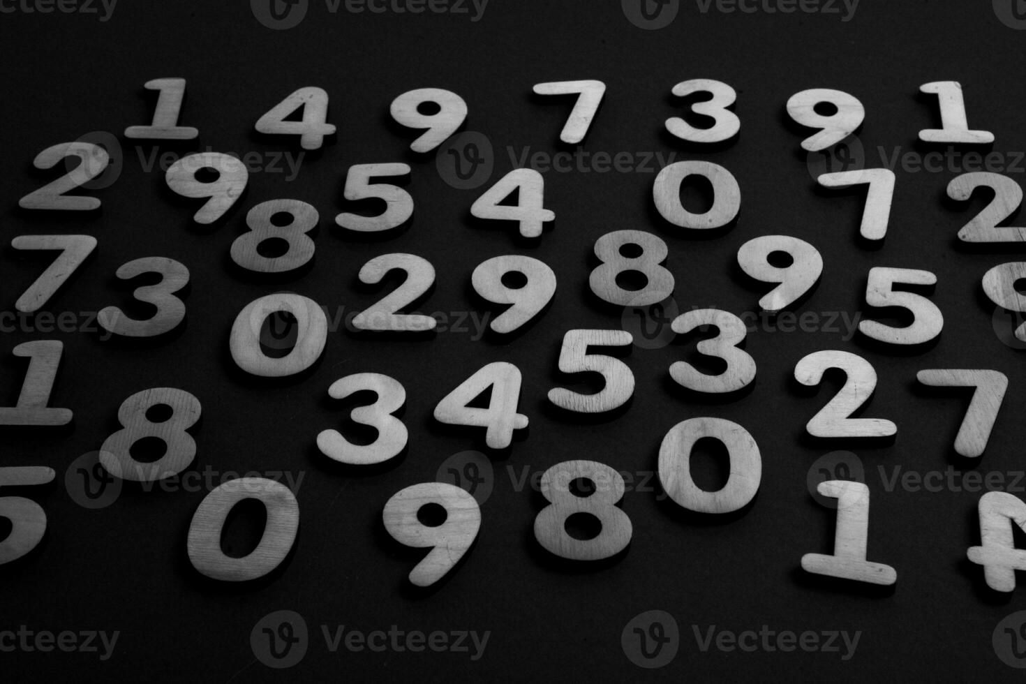 Background of numbers. from zero to nine. Numbers texture. Finance data concept. Matematic. Seamless pattern with numbers. financial crisis concept. Business success. photo